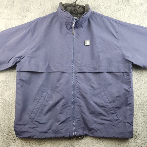 Carhartt J104 Workshield Jacket Mens XL Mesh Lined Vented Hooded Water Resistant - Picture 9 of 11